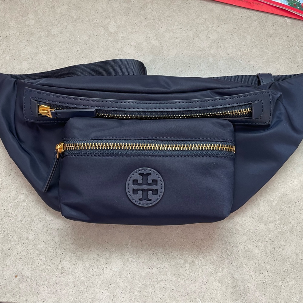 Dark blue Tory Burch Fanny pack